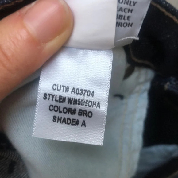 Hudson Jeans Marisa Flare Mid rise Flare Trouser wide leg Size 31 Dark Wash Blue - Picture 14 of 14